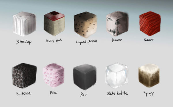 Digital Painting: Texture Cubes