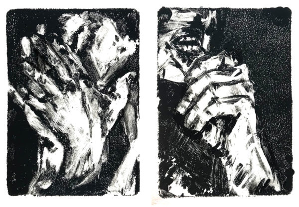Gel Printing Plate Print, Amelia Rozear