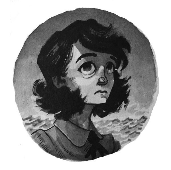 Chapter Header Illustration, pen & ink wash, Alex Rowe