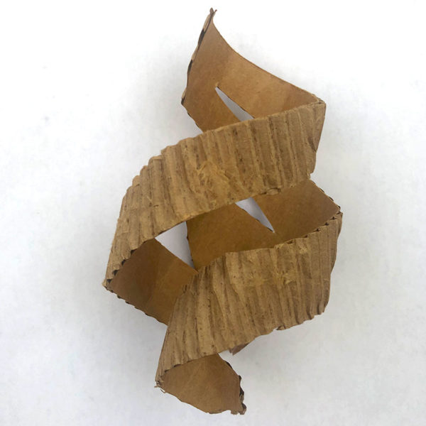 Corrugated Cardboard Sculpture, Kira Held