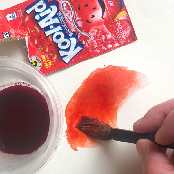 Painting with Kool-Aid