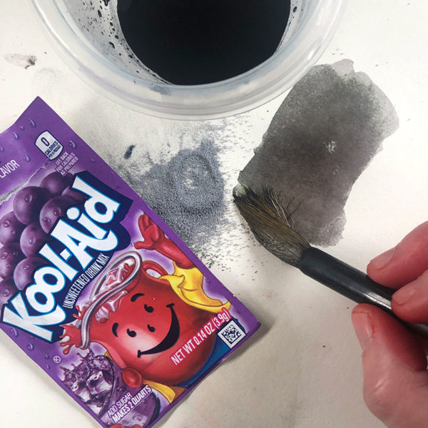 Painting with Kool-Aid