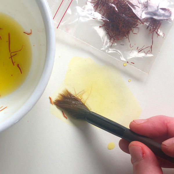 Painting with Saffron