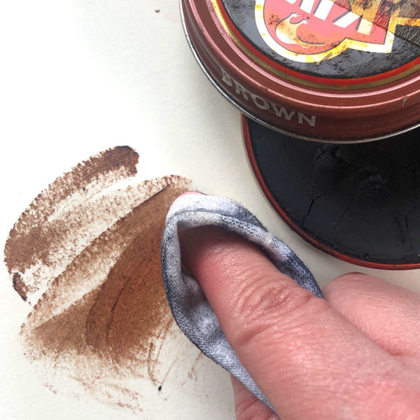 Drawing with Shoe Polish