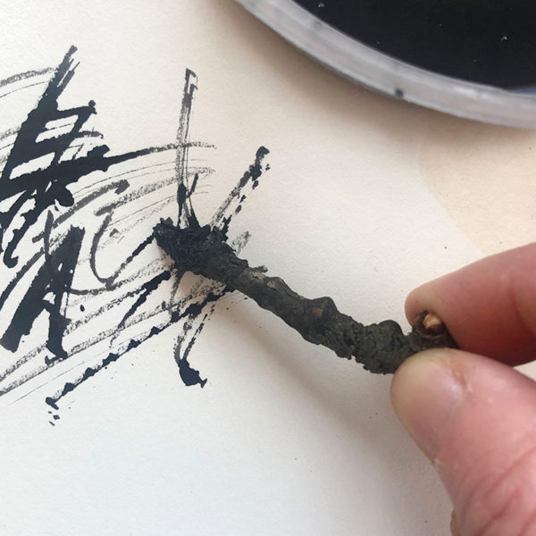 Drawing with a Twig and Ink