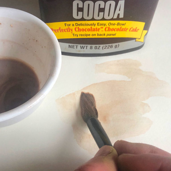 Home Art Supplies: Painting with Cocoa