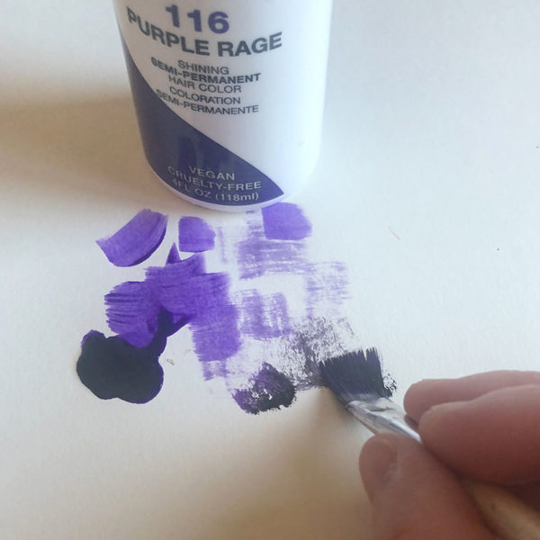 Home Art Supplies: Hair Dye for Painting