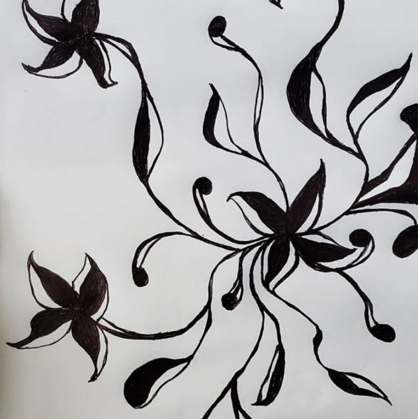 Nancy Rivera, Ballpoint Pen Drawing