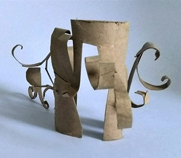 Toilet Paper Sculpture, Neil Espinosa