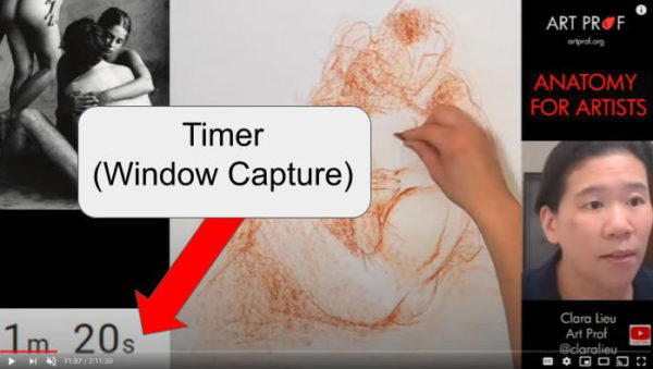 YouTube Live Art Demo with OBS
