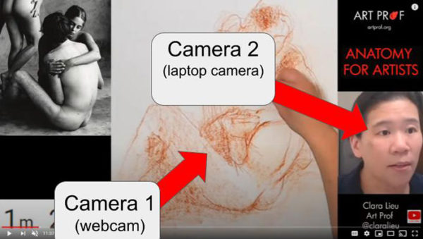 YouTube Live Art Demo with OBS