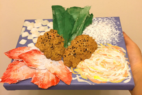 Mixed Media Painting, Ruth Lee