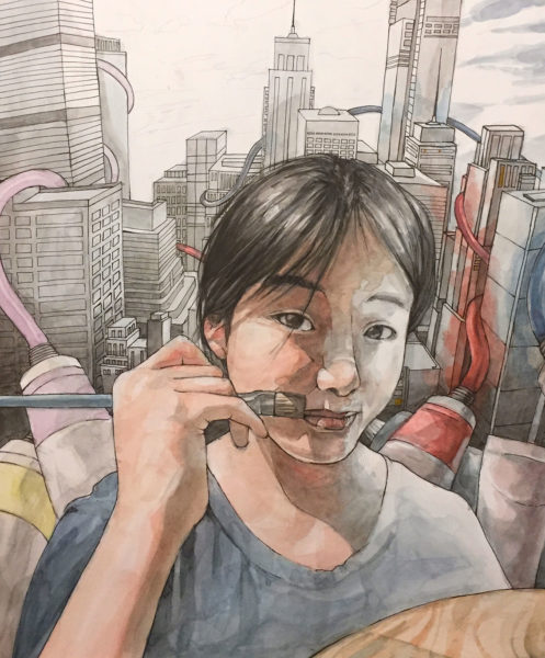 Watercolor Painting, Christina Wu