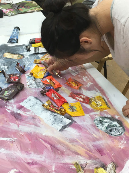 Mixed Media Painting, Cindy Qiao
