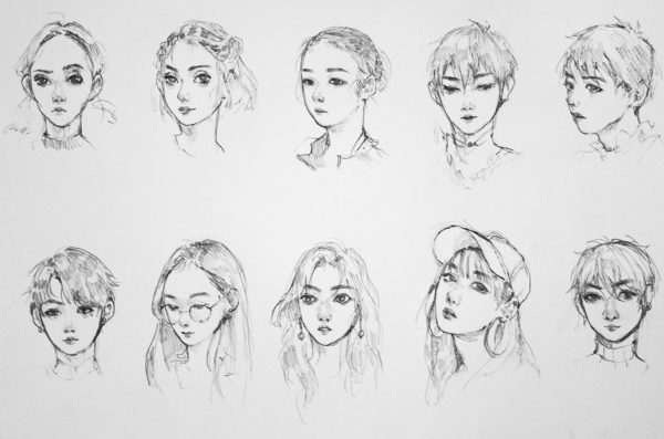 Anatomy Drawing Marathon. Iris Yip