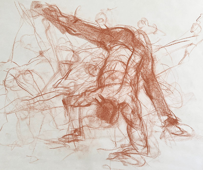 Expressive Drawing Track: Moving Figures