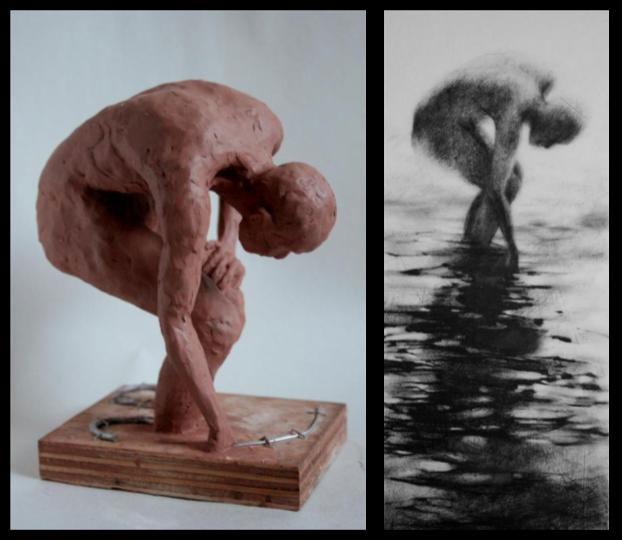 Clara Lieu, Wading Sculpture & Drawing