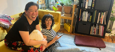 Clara Deepti banner staff together