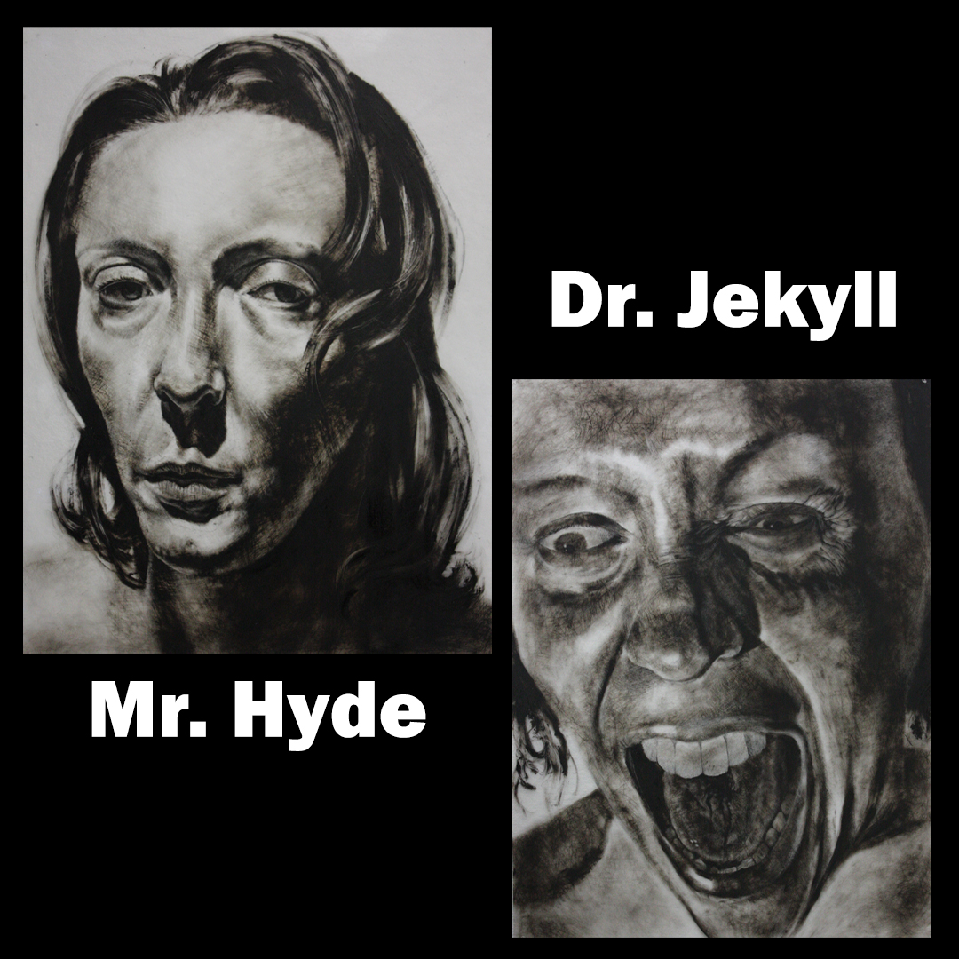 Jekyll and Hyde self portrait