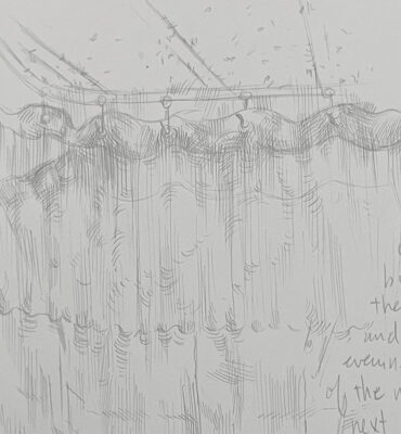 Clara silverpoint drawing mama