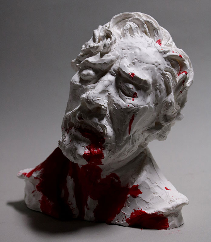Sweeney todd sculpture resin clay