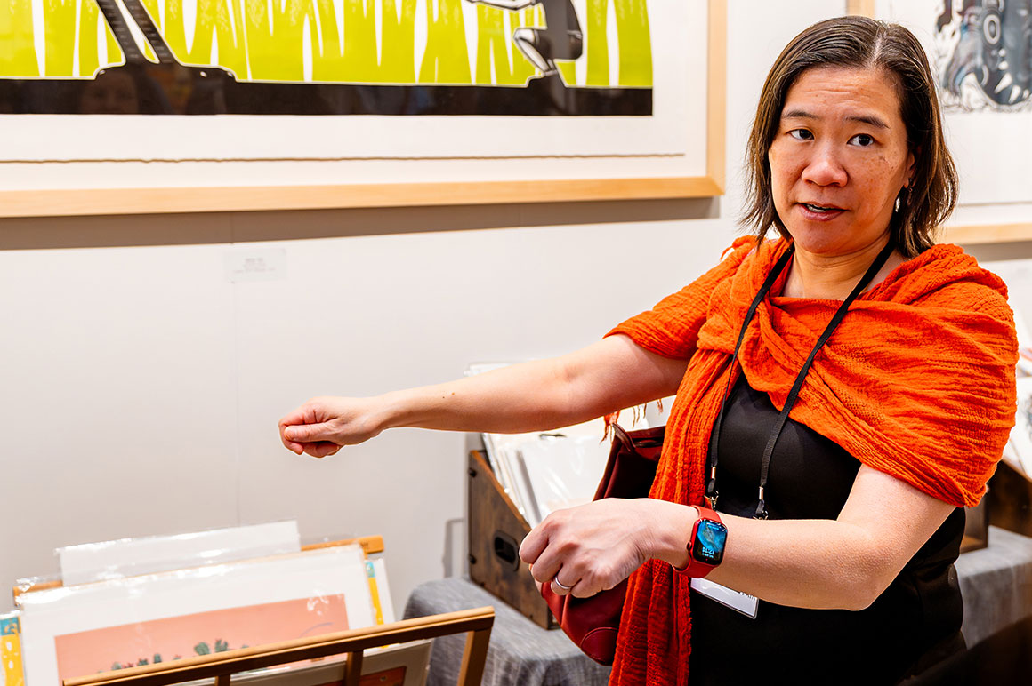 Clara Brooklyn Print Fair art club